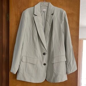 Women's light Green Blazer, size XXL